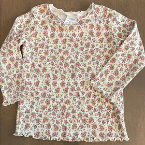 Zara Kids Floral Long Sleeve Tee - Multicolor